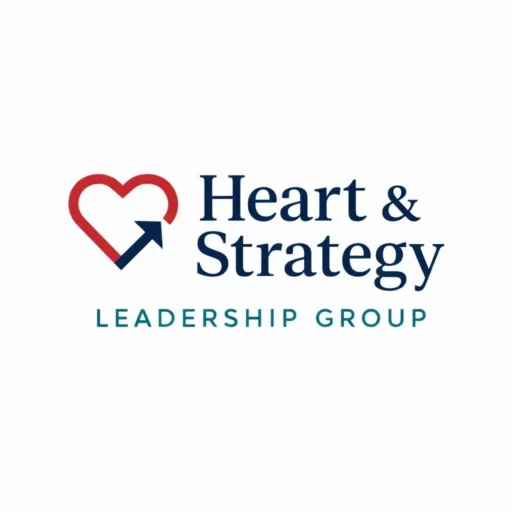 Heart & Strategy Leadership Group logo design.
